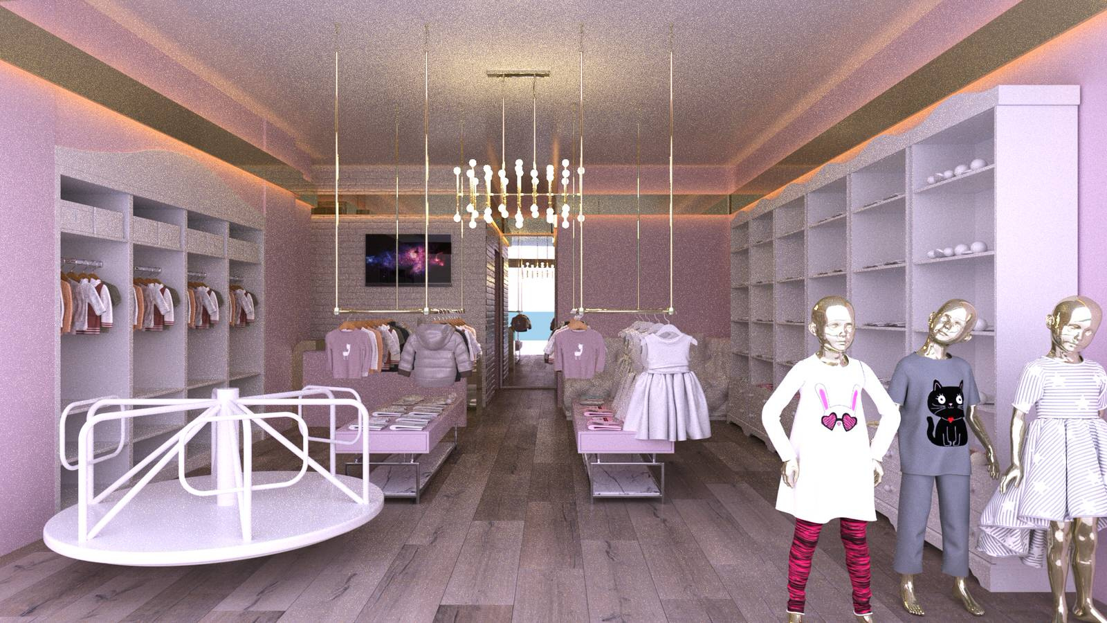Shop_005_визуализация интерьера магазина в "ТРЦ МЕГАМАГ"