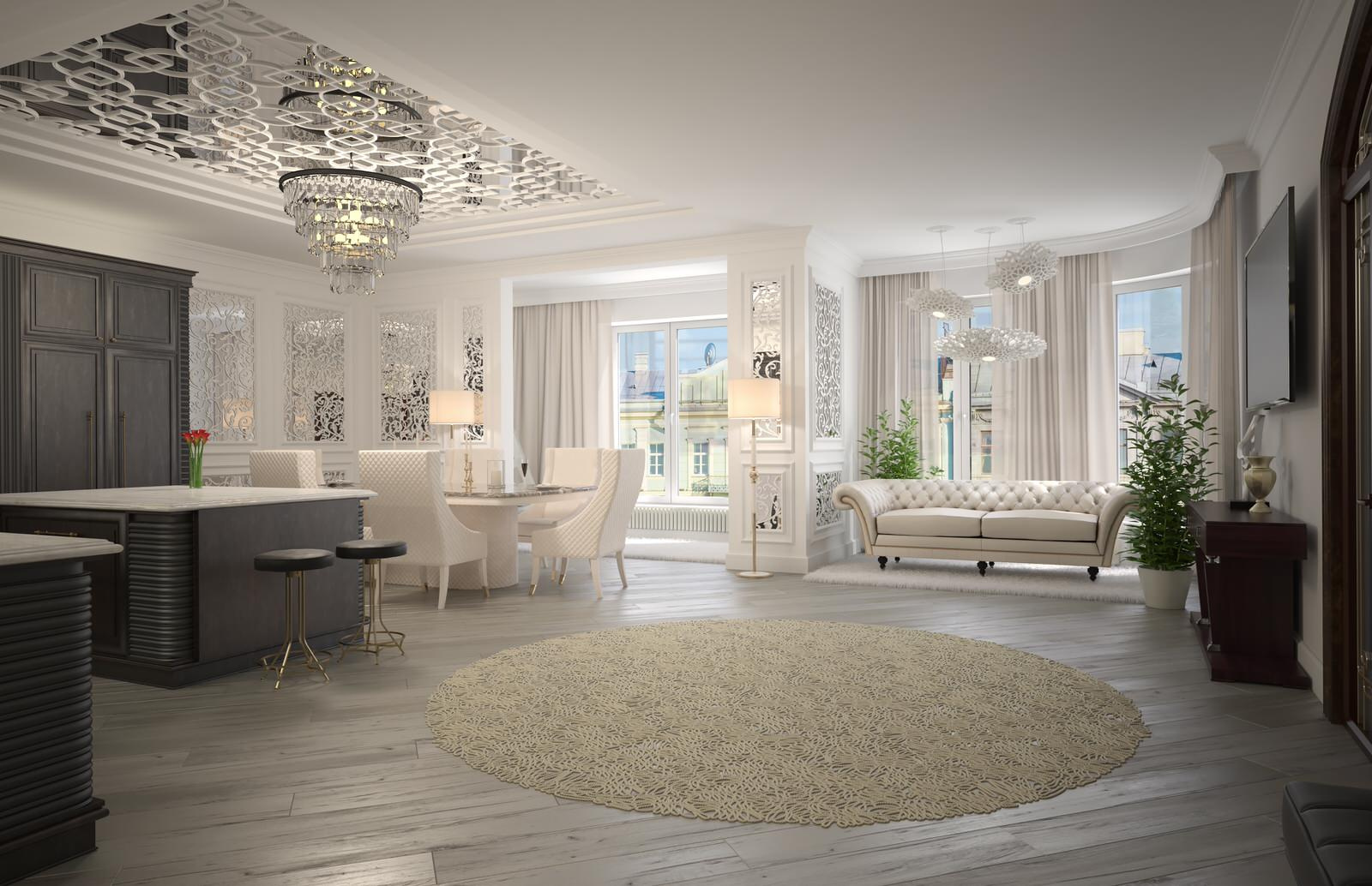 Квартира Ар-деко в ЖК "Family loft". С-Пб.