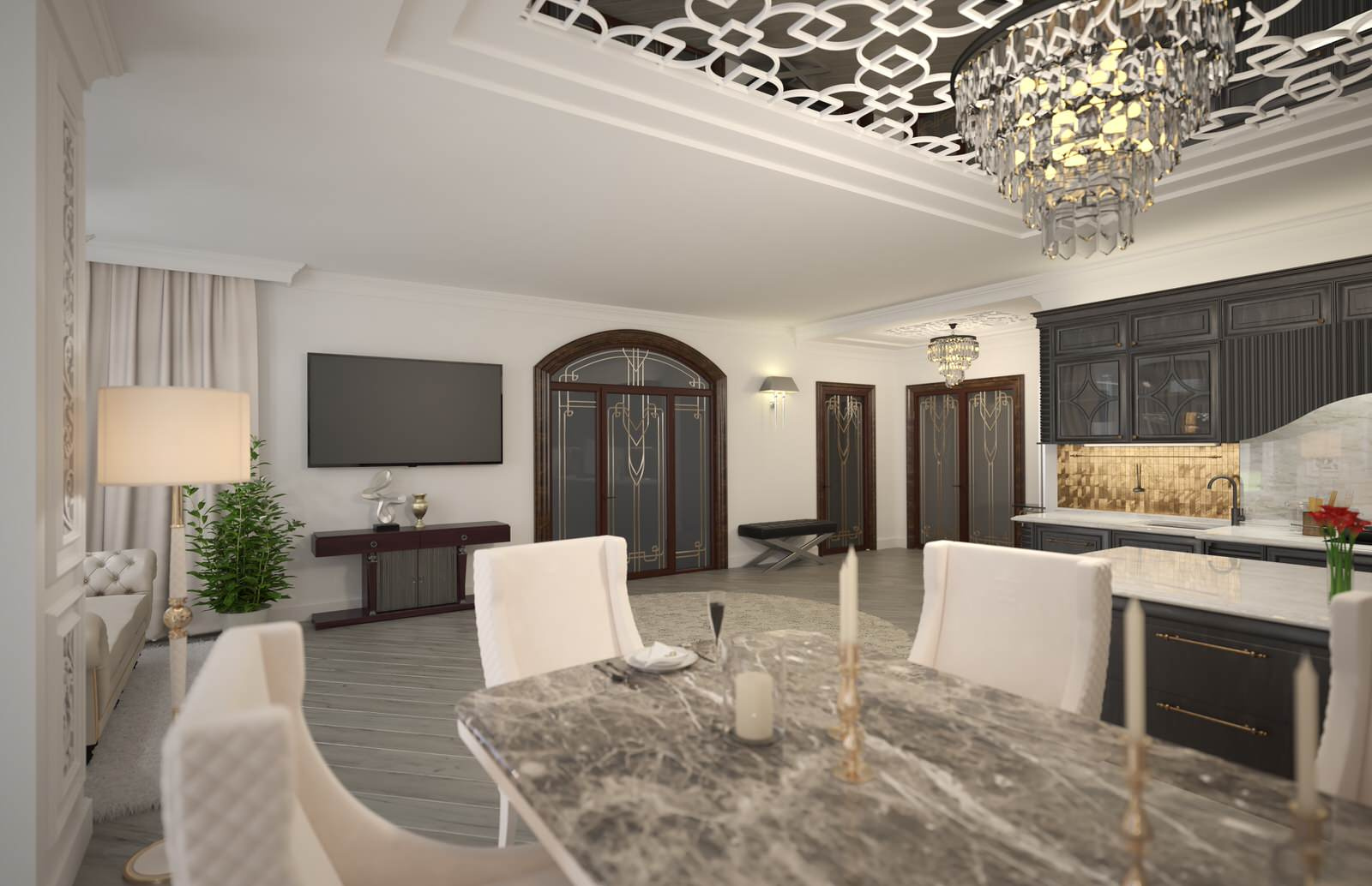 Квартира Ар-деко в ЖК "Family loft". С-Пб.