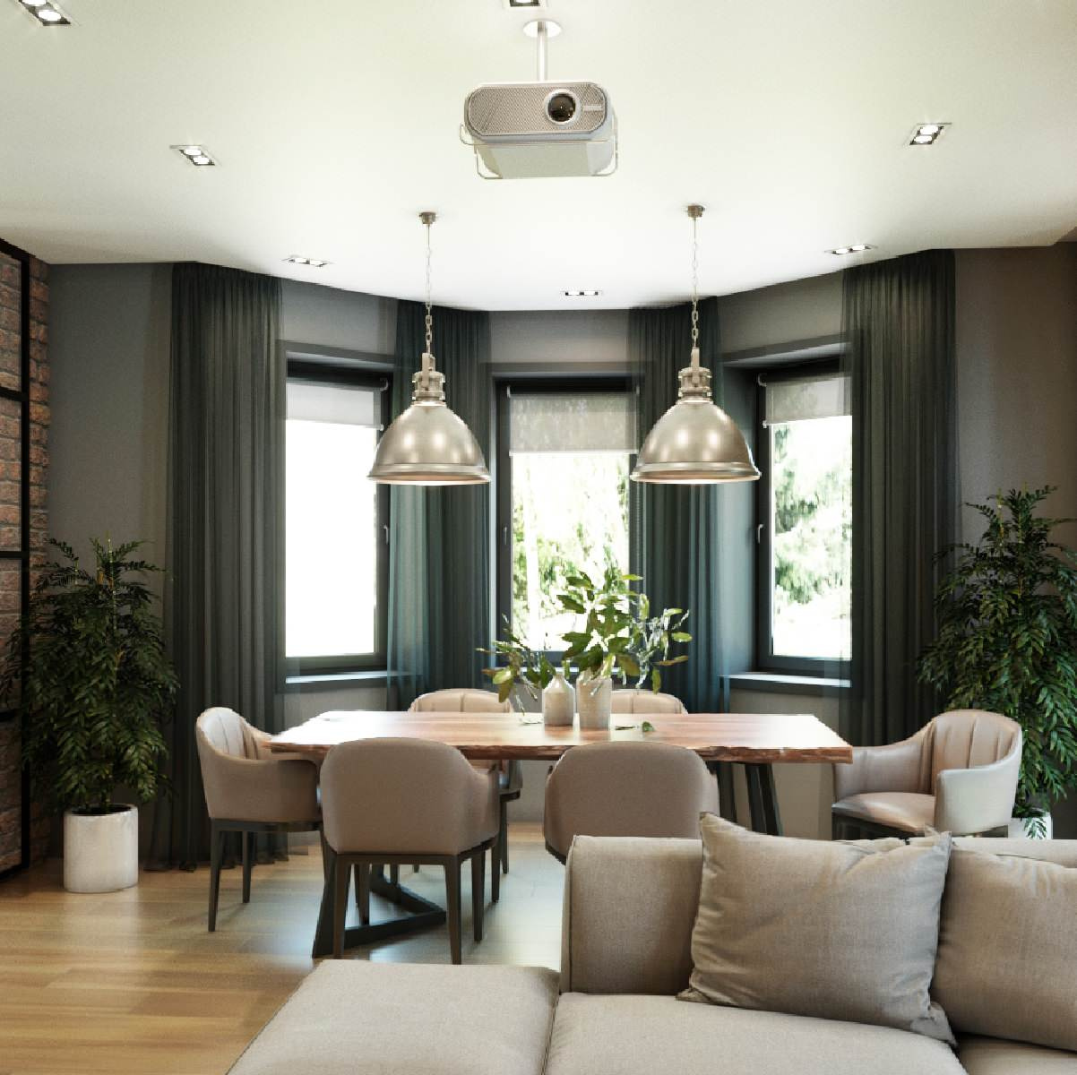 Дом с элементами Loft