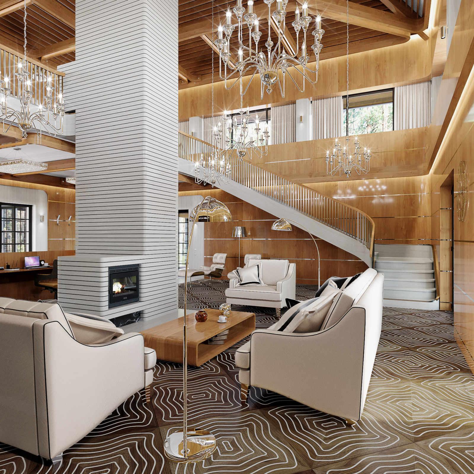 Hotel lobby