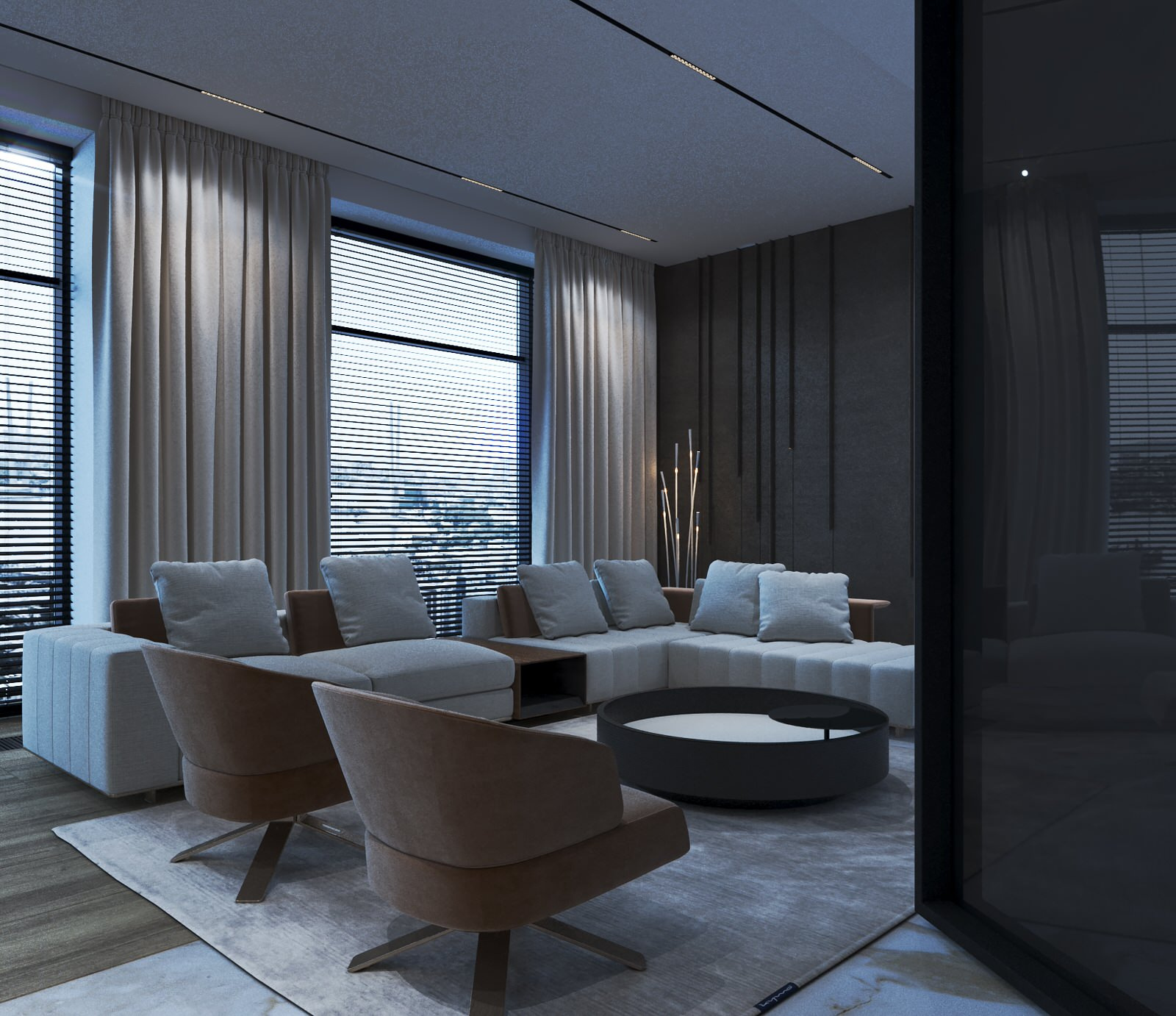 New design project apartment in Vladivostok, residential complex Aquamarine