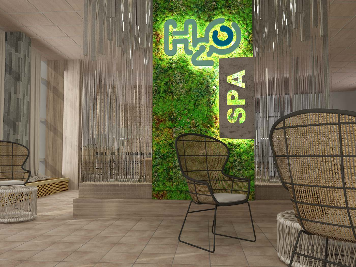 Реконструкция зоны SPA в "H2O"