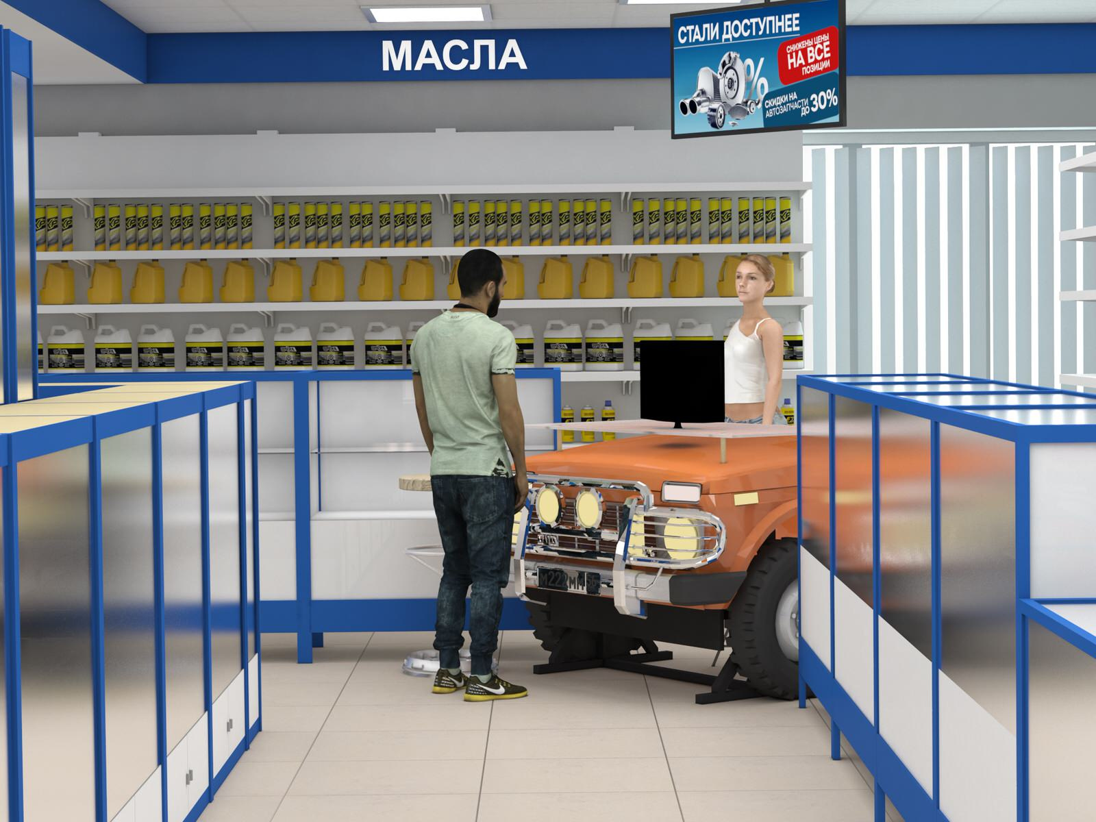 Дизайн проект магазина