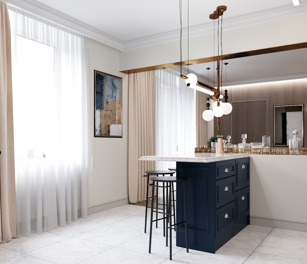 Квартира 100м2, Донская улица, Москва