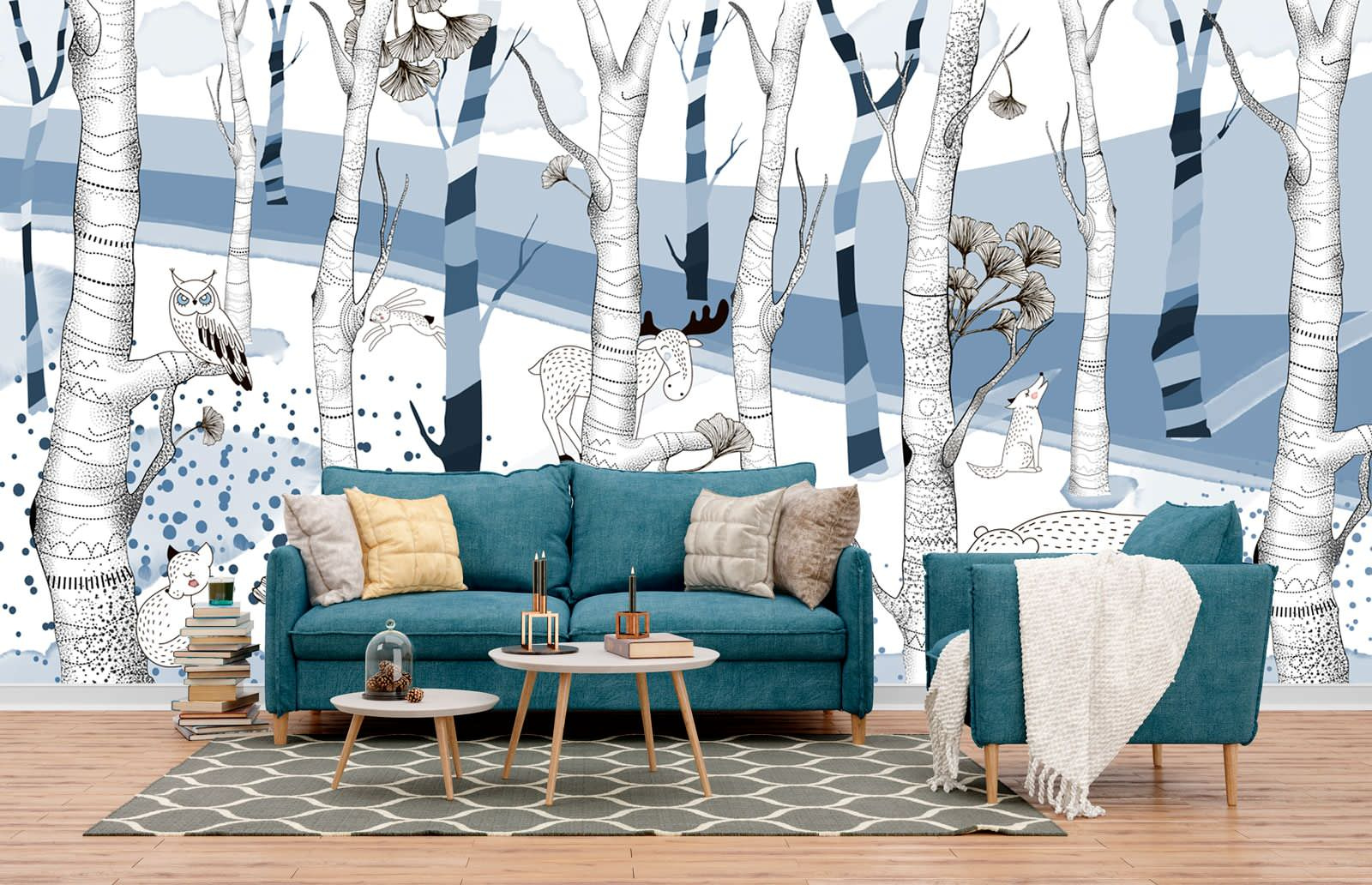 Коллекция фотообоев Woodland