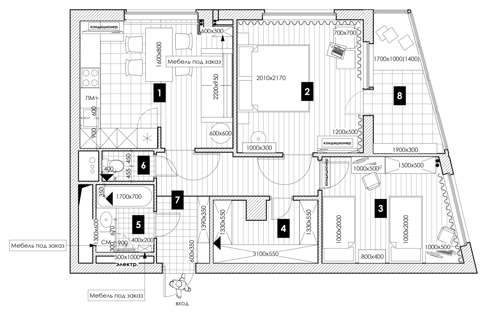 Ретро-стиль в евродвушке