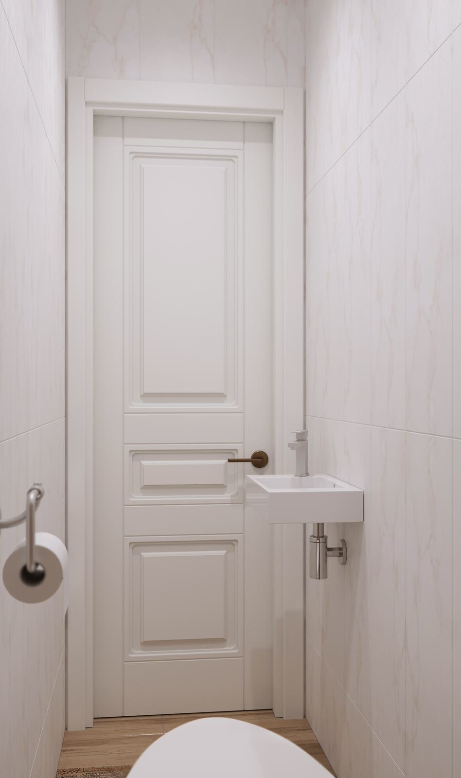 Проект двухкомнатной квартиры 76,6кв.м (старый фонд)