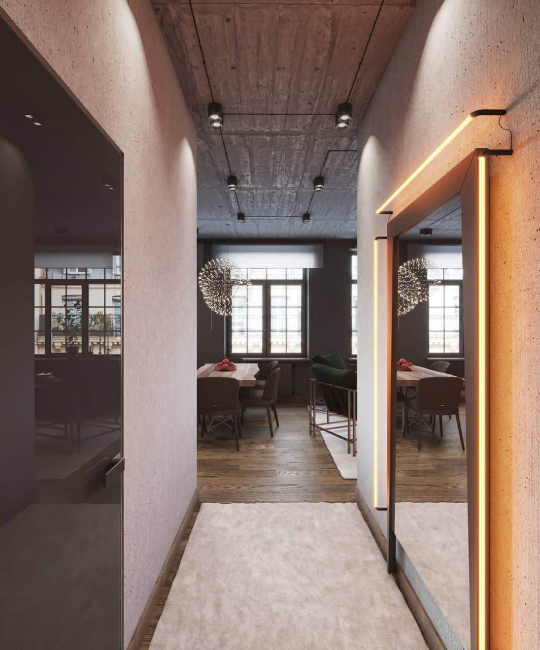 Studio apartment 29 m² in loft style, Paris