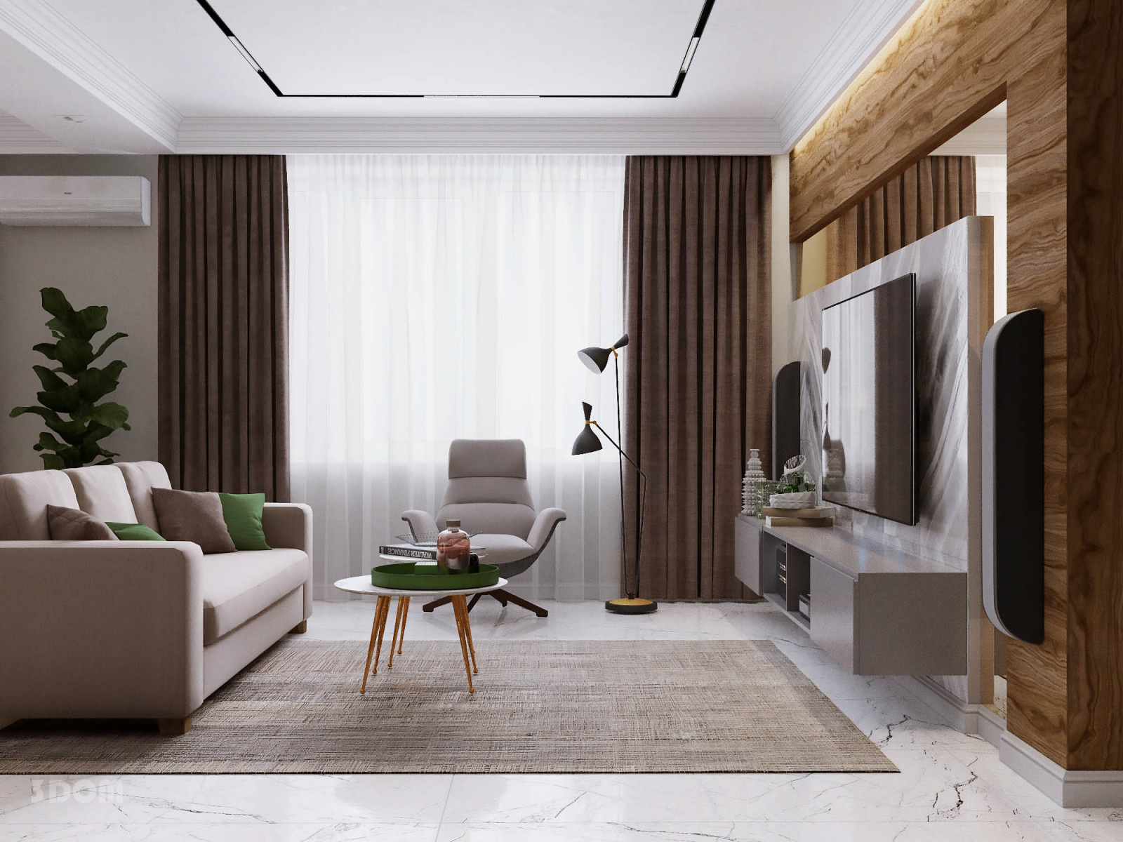 КВАРТИРА 140кв.м | 3DOM