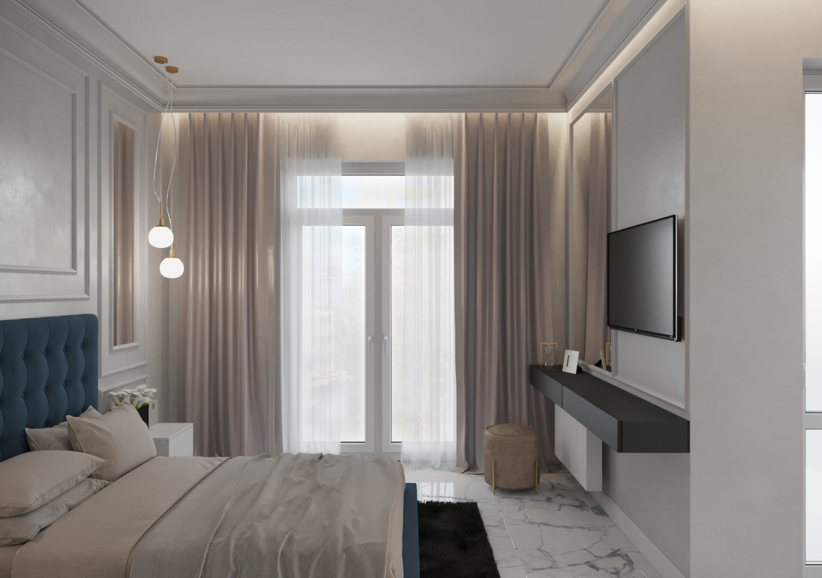 ЖК "Горки Парк" 50 м2., проект 2020г.