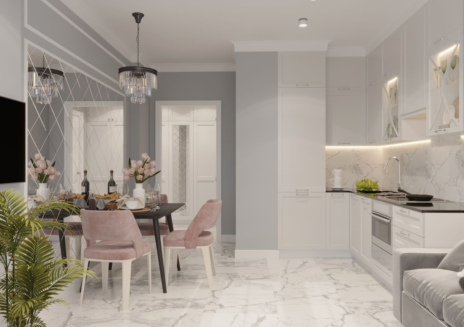 ЖК "Московский " 50м2., проект 2020г.
