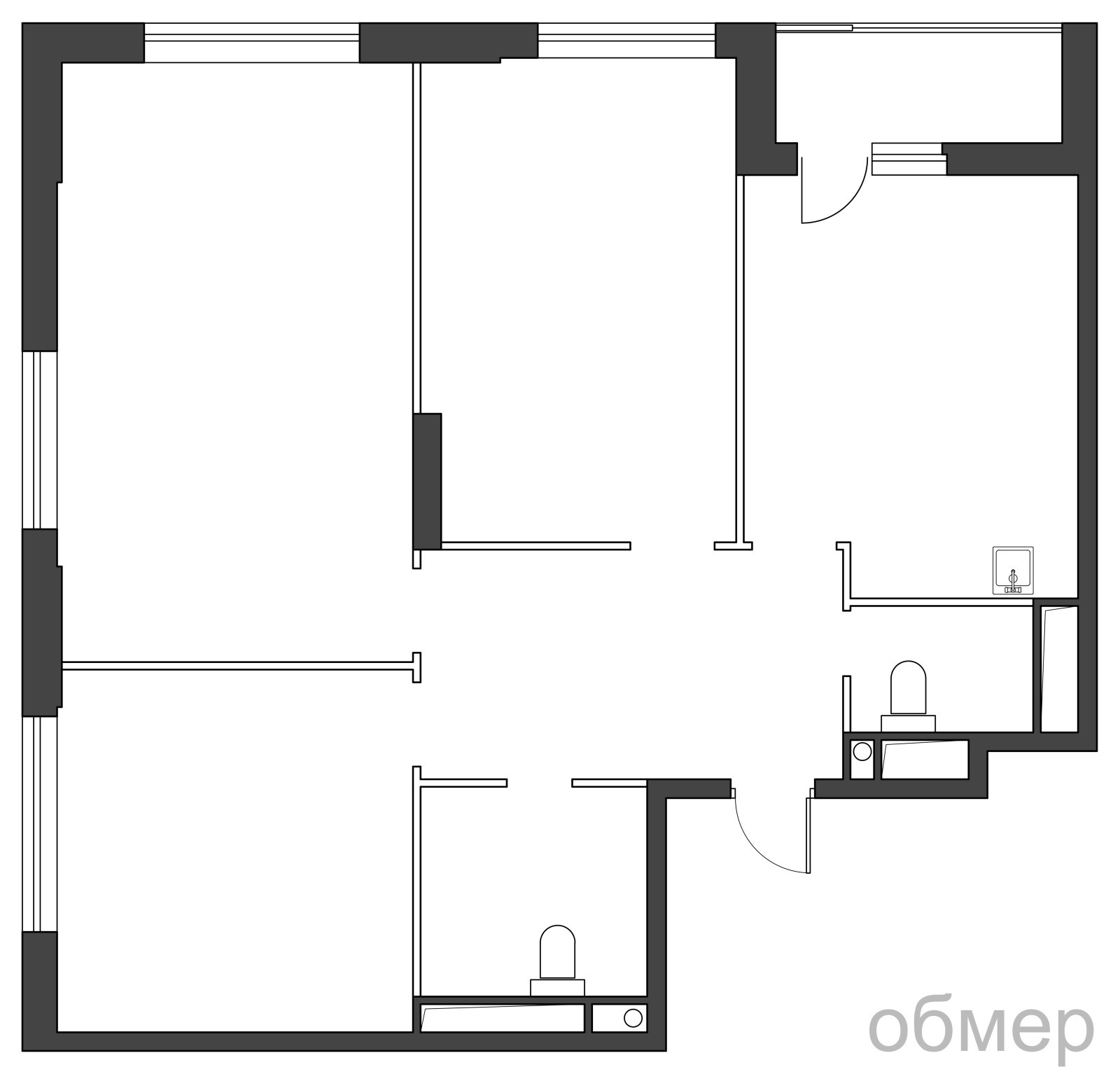 КВАРТИРА 93.5м²