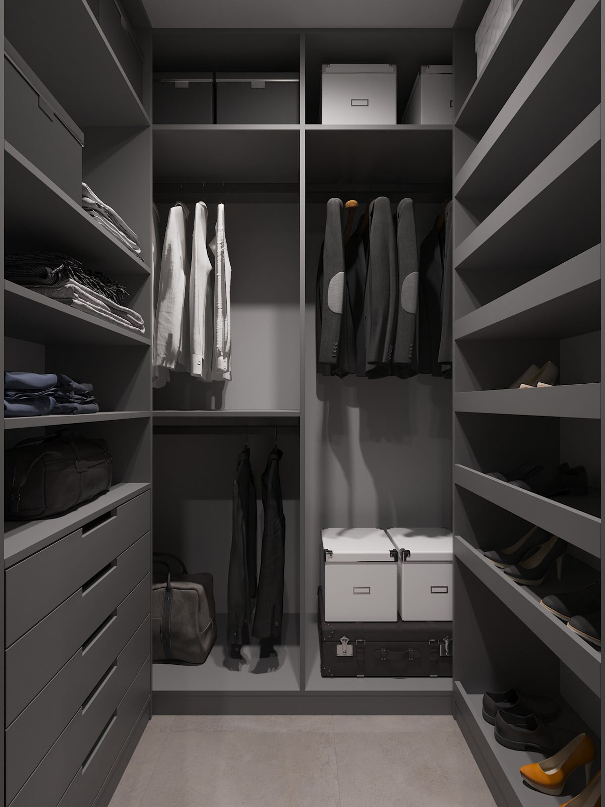Гардероб в коридоре