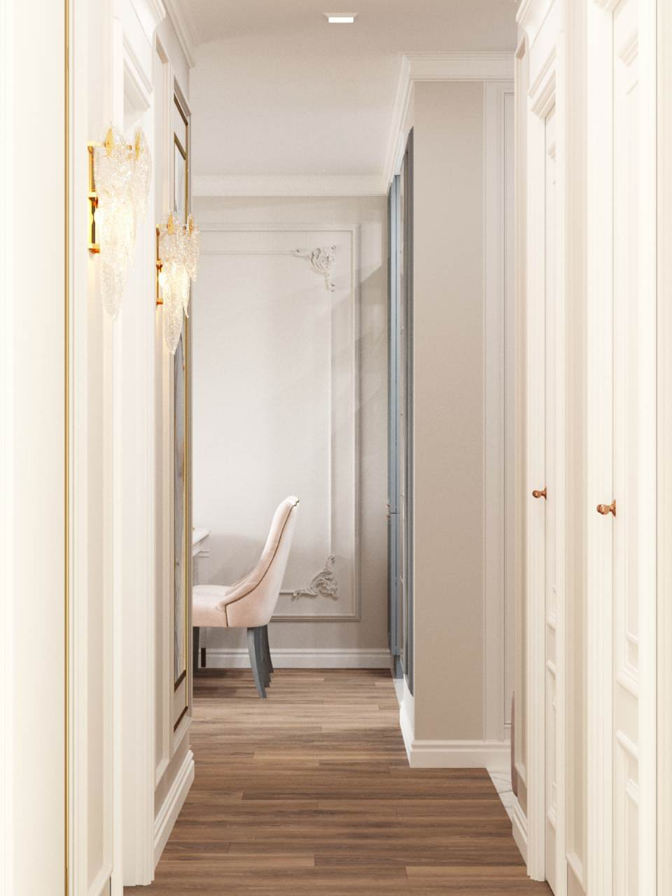 Дизайн интерьера квартиры  в ЖК "Легенда на  Дальневосточном"