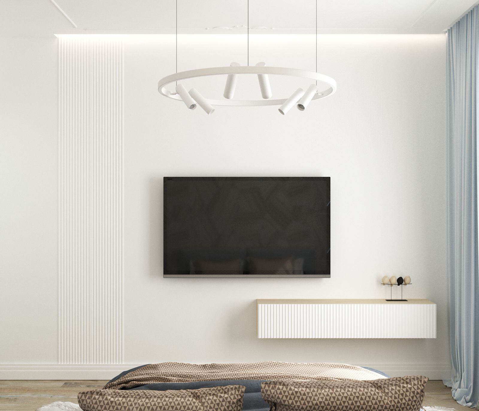 Спальня в квартире LOFT