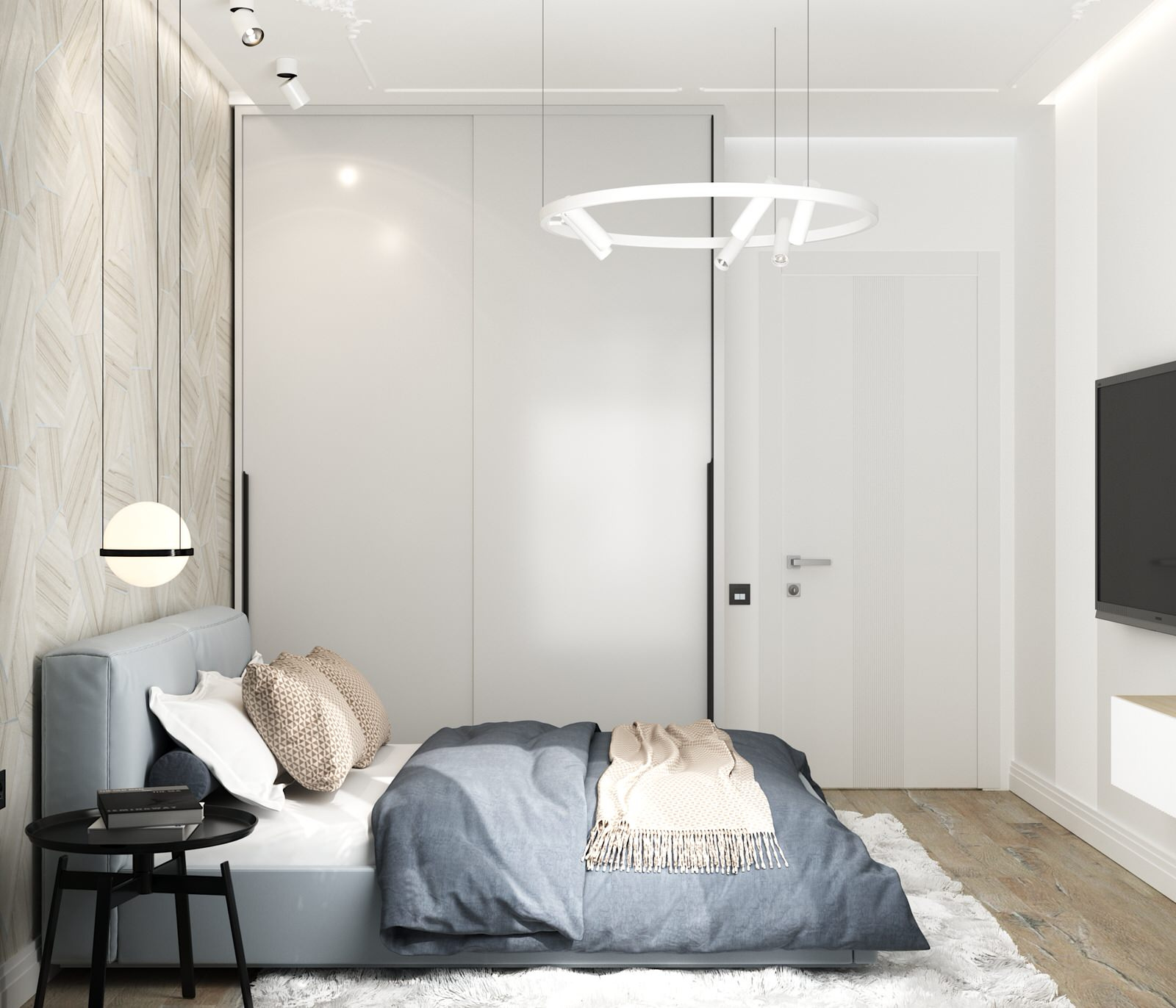 Спальня в квартире LOFT
