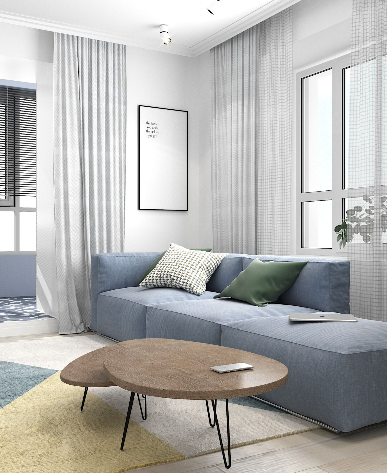 Loft Гостиная