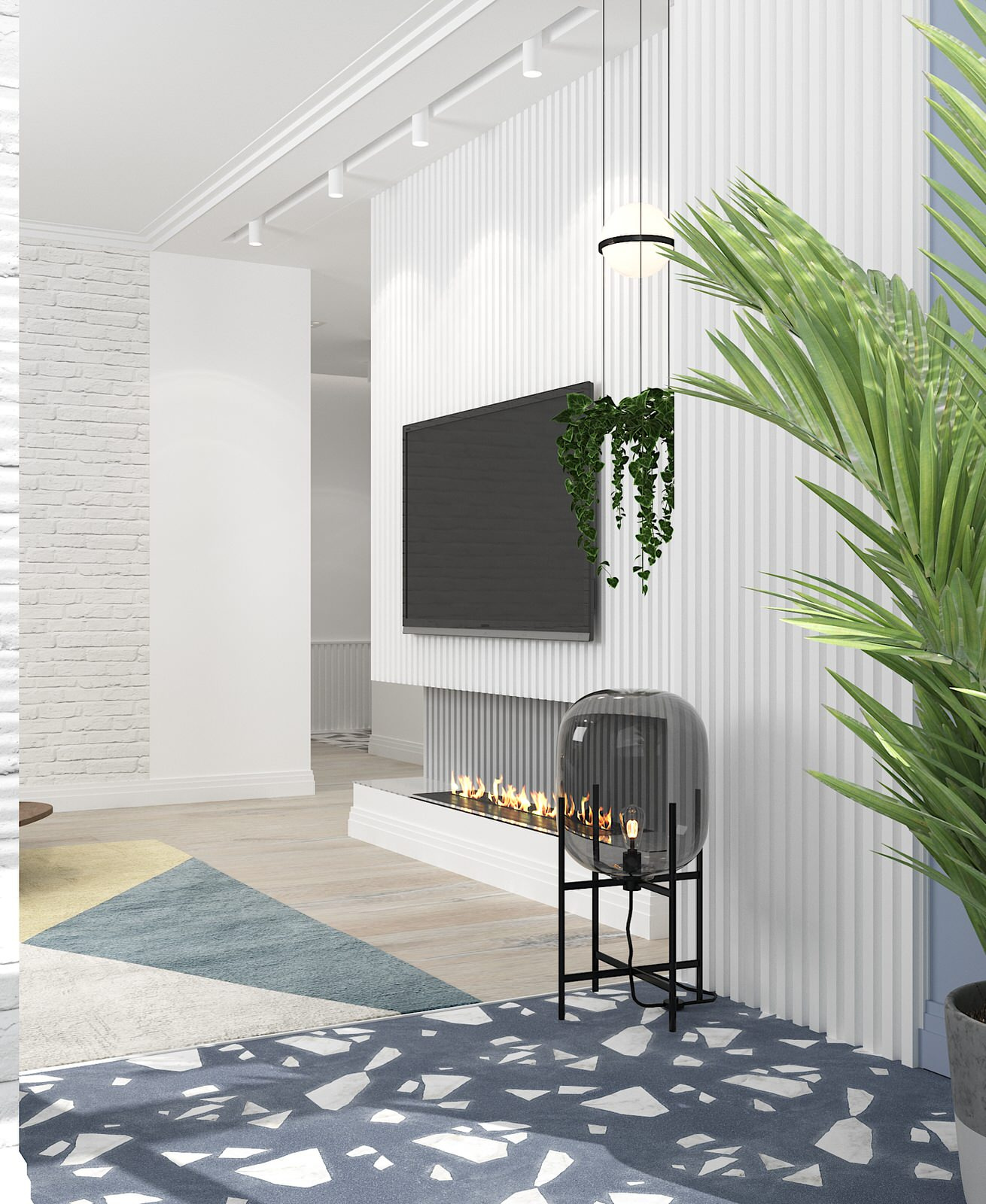 Loft Гостиная