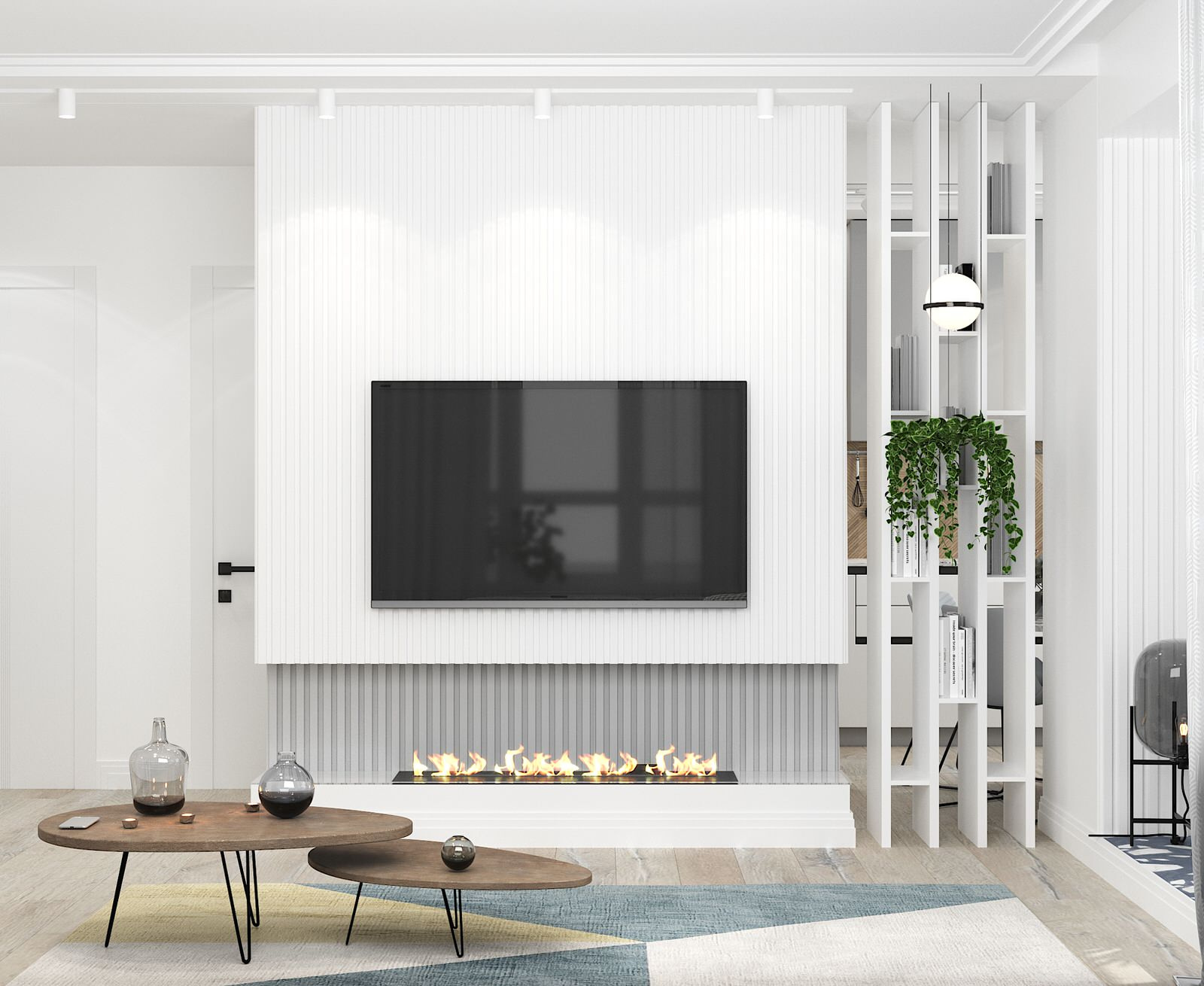 Loft Гостиная