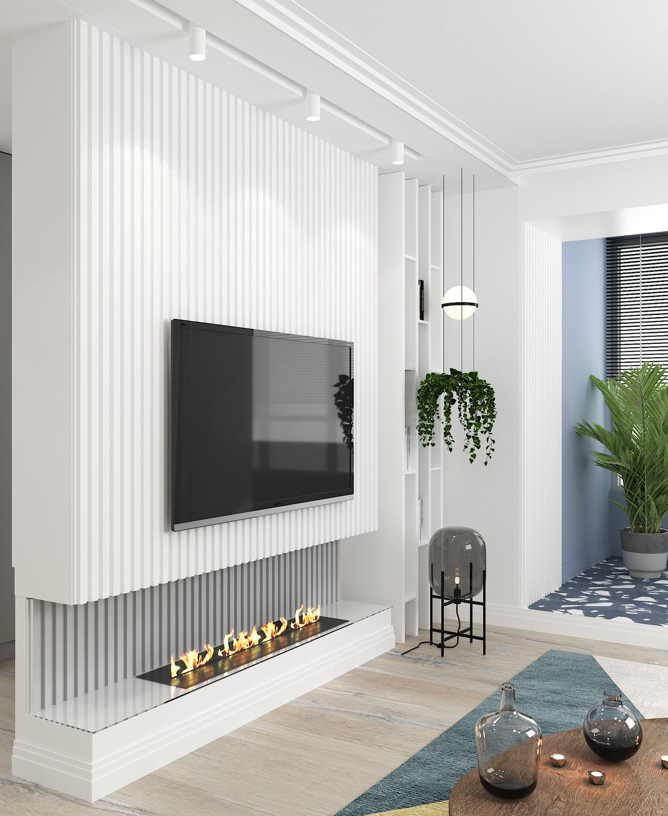 Loft Гостиная