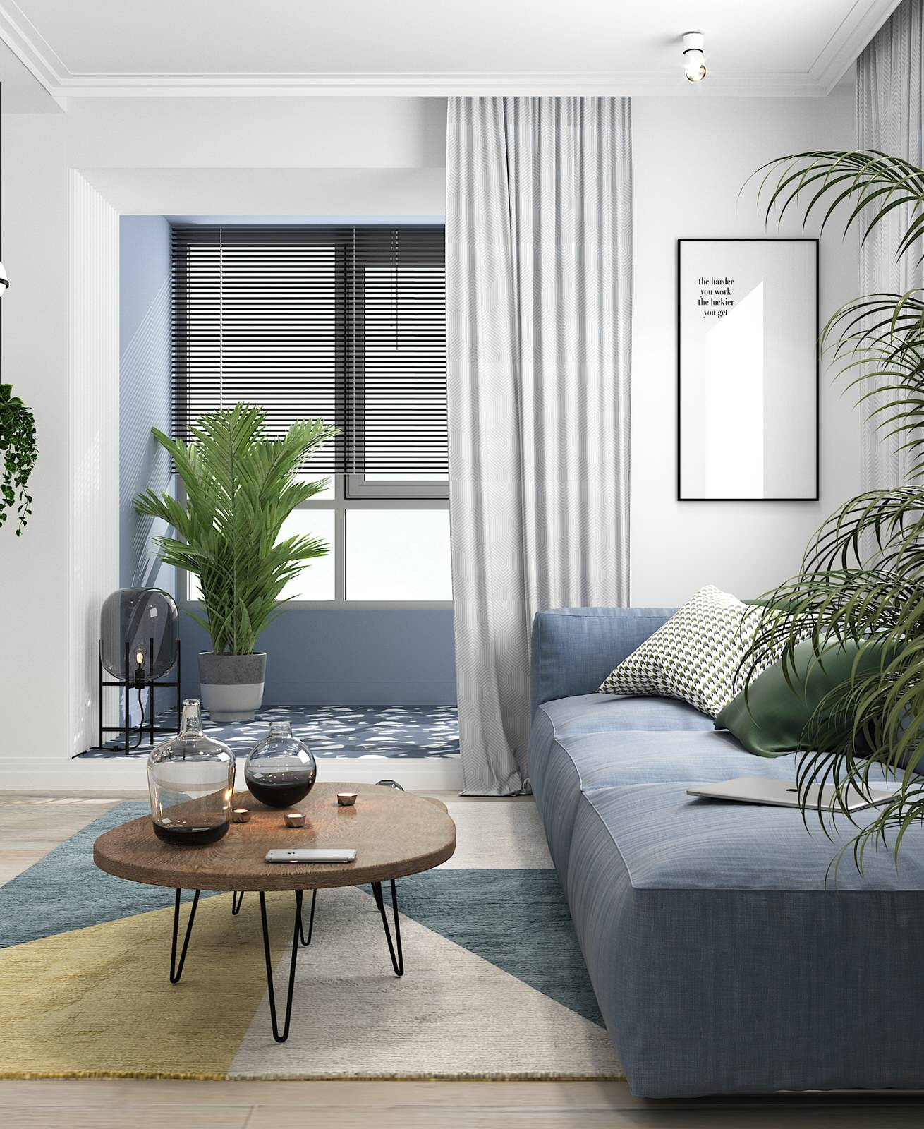 Loft Гостиная