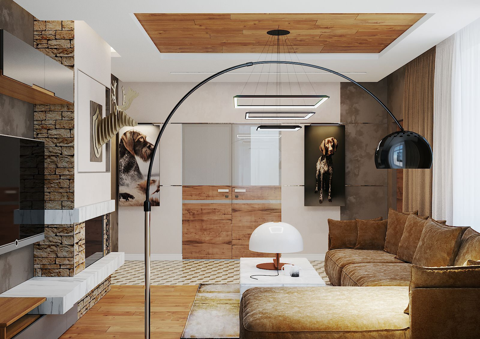 Saint-Petersburg, Сountry house project 1st floor
