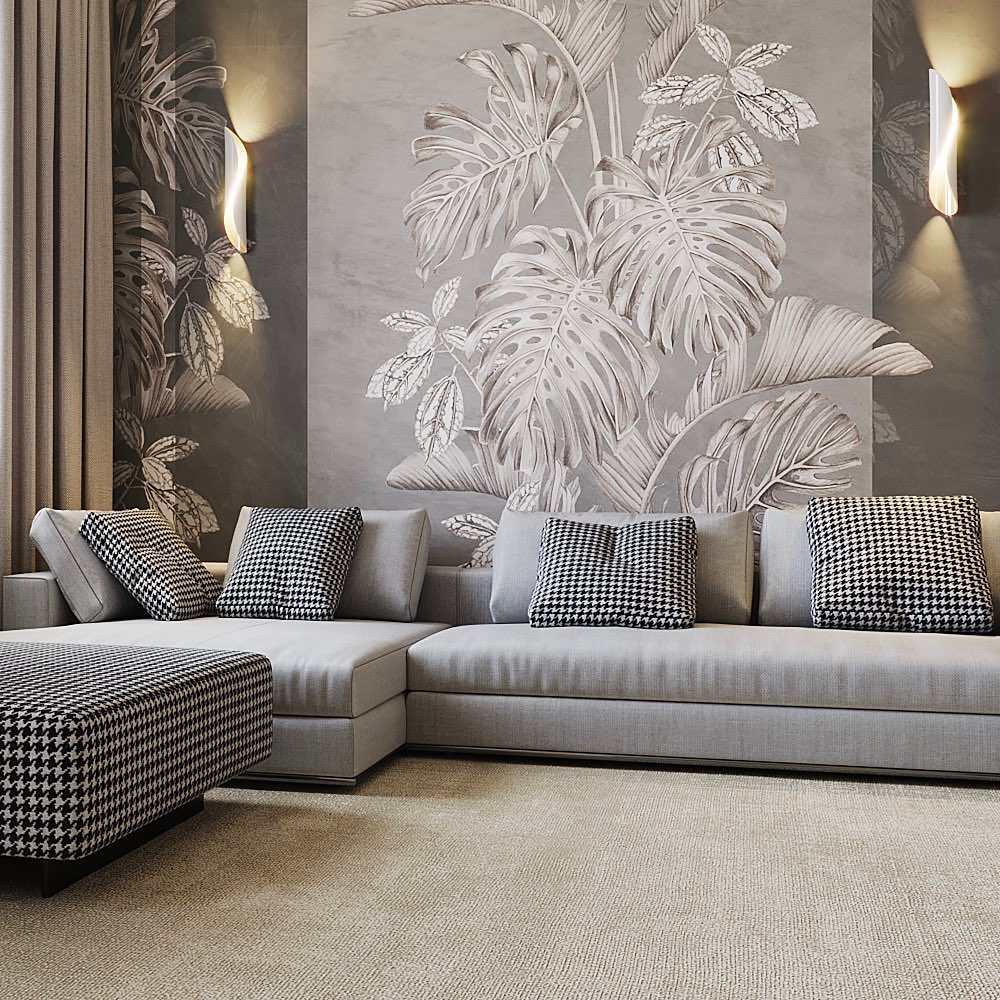 Роскошная гостиная с коллекцией Selva