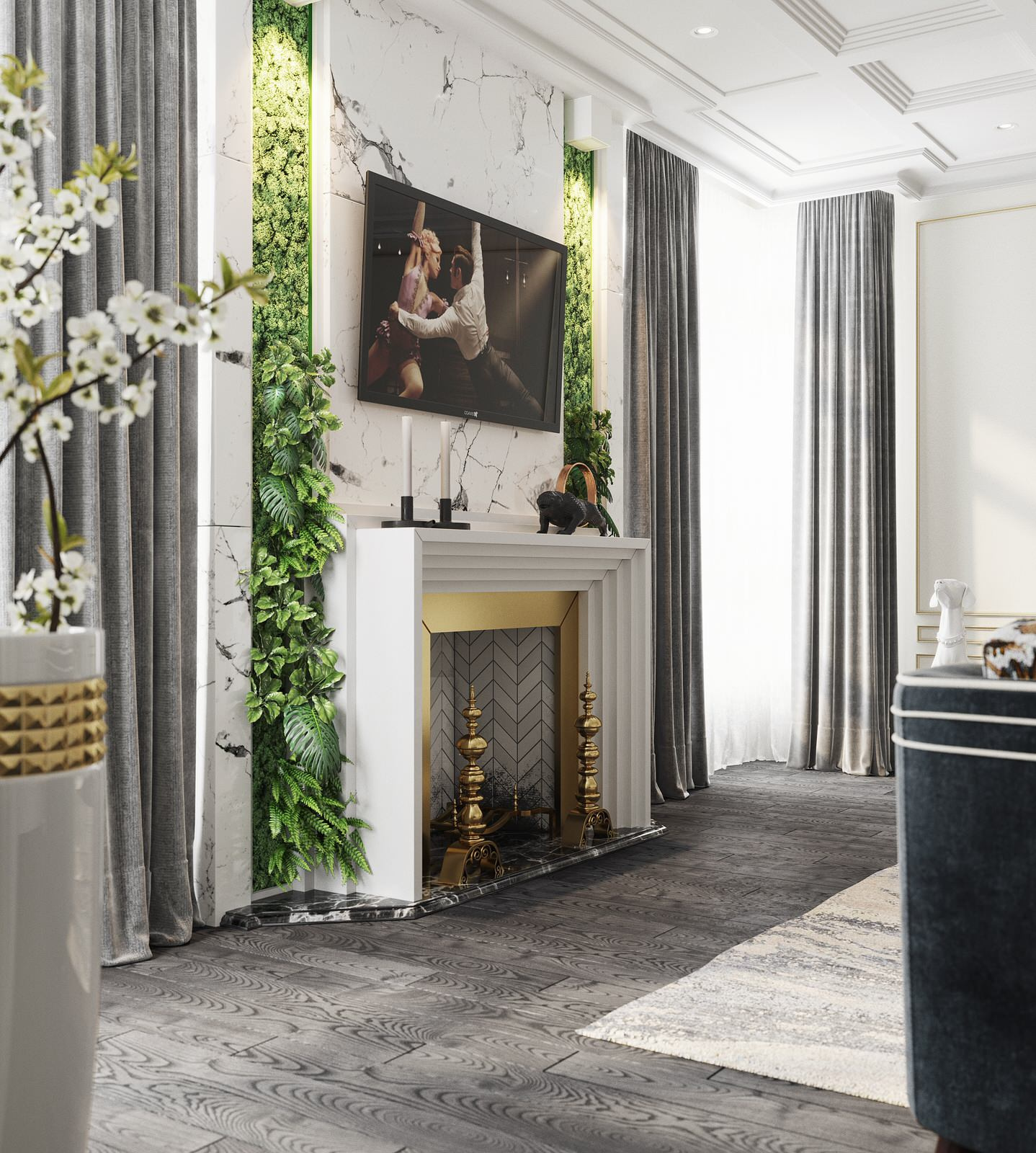 Квартира неоклассика 170м2