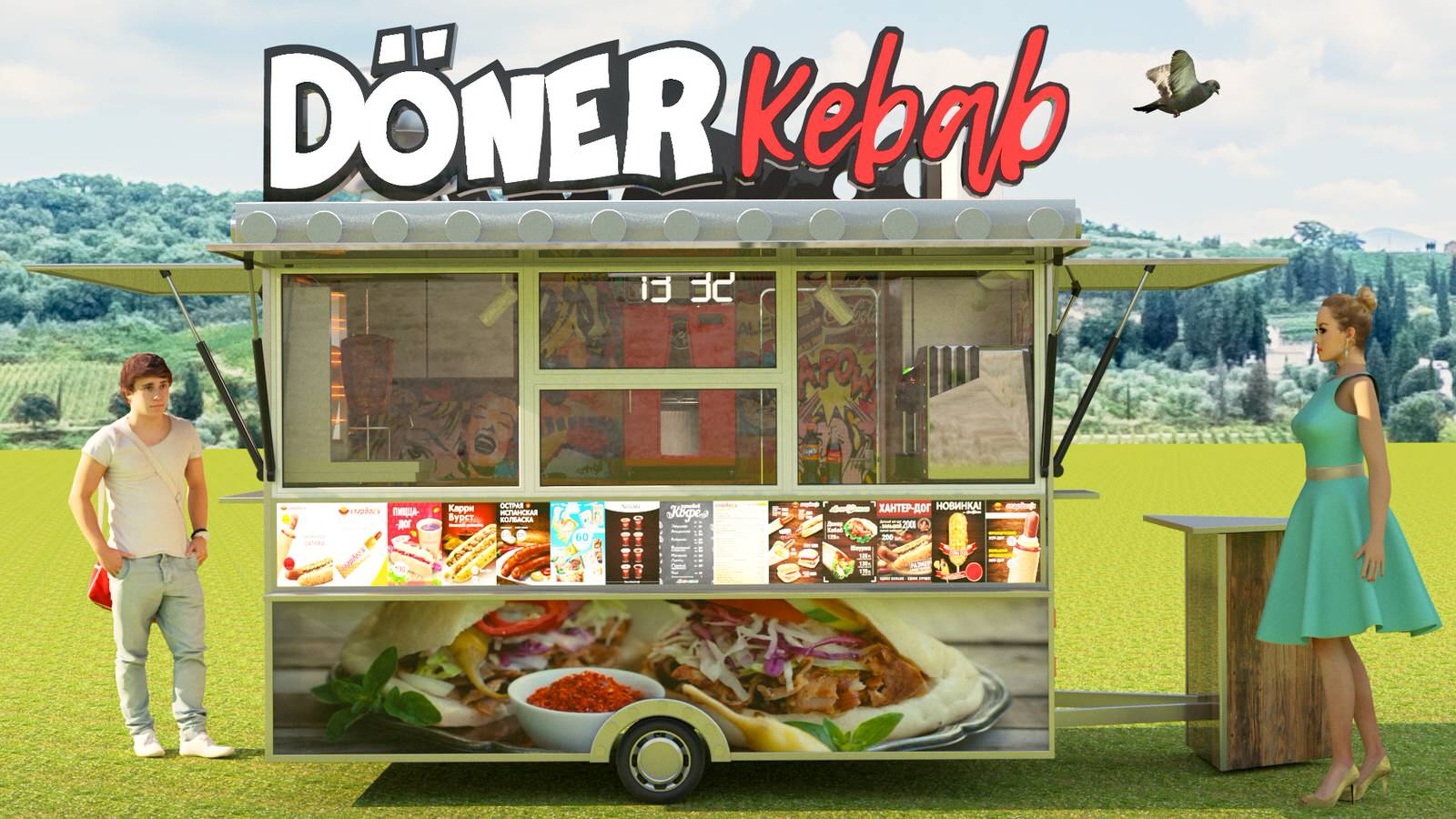 Doner Kebab внешний дизайн фудтрака