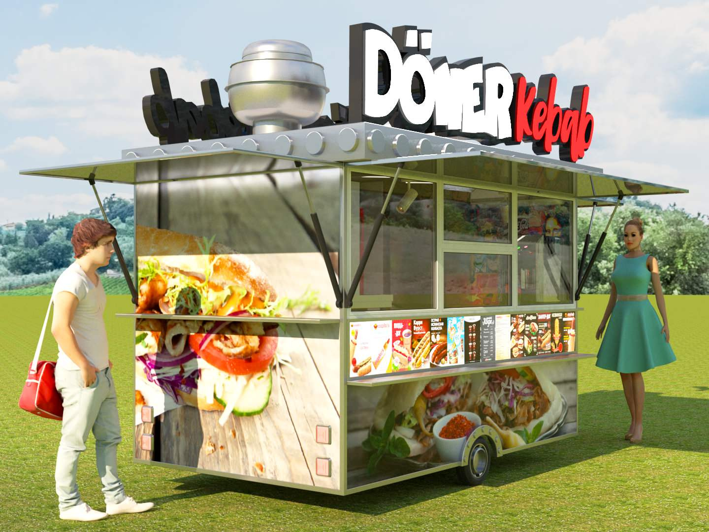 Doner Kebab внешний дизайн фудтрака