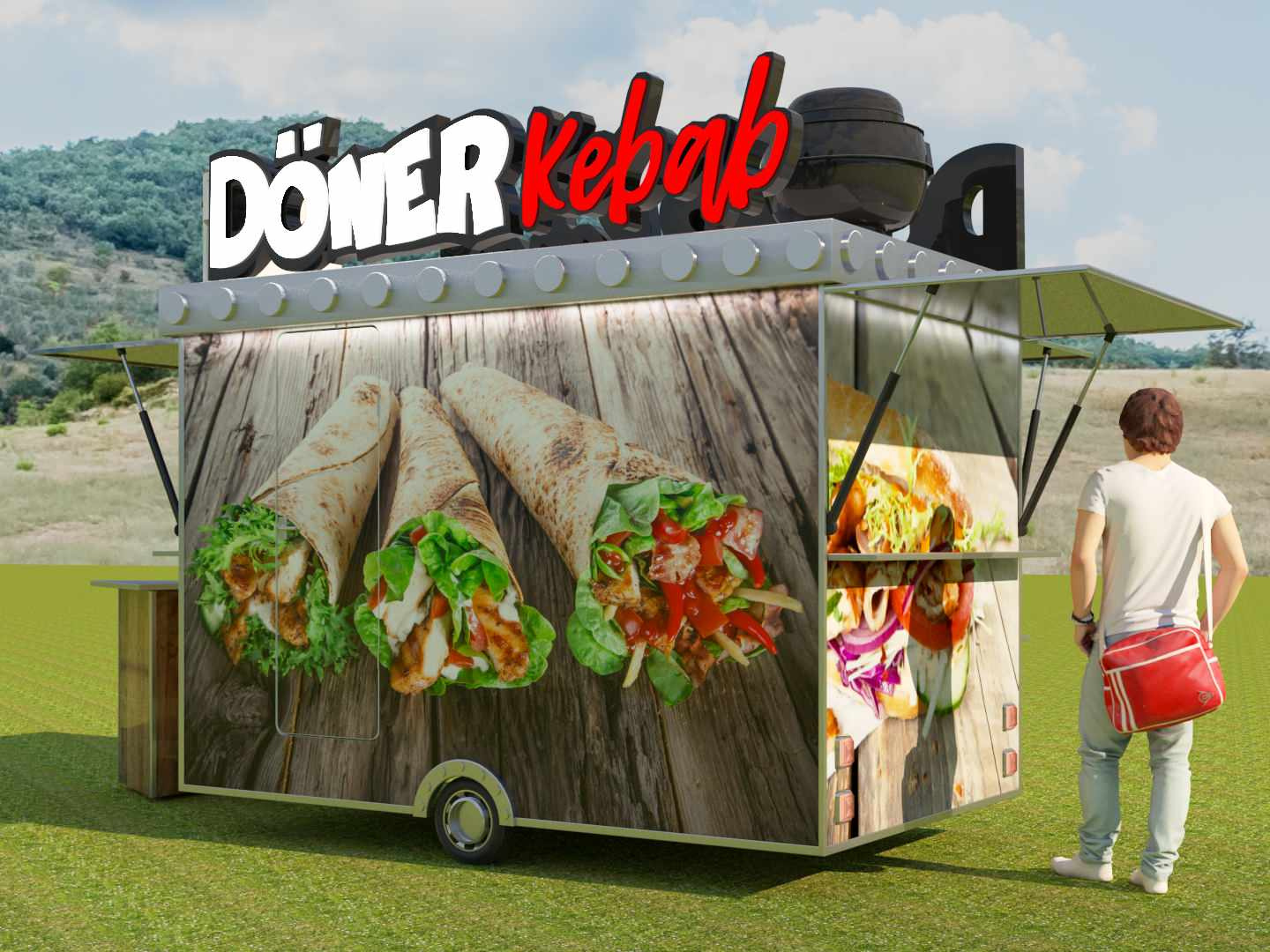 Doner Kebab внешний дизайн фудтрака