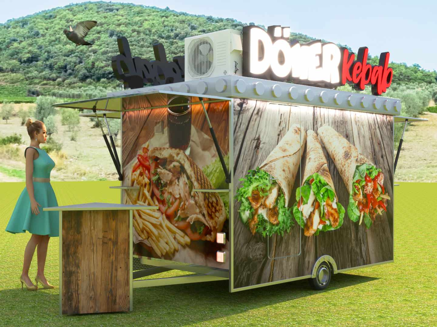 Doner Kebab внешний дизайн фудтрака