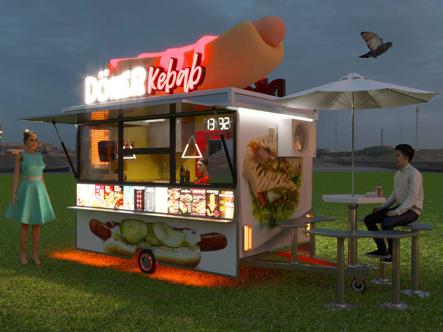 Doner Kebab внешний дизайн фудтрака