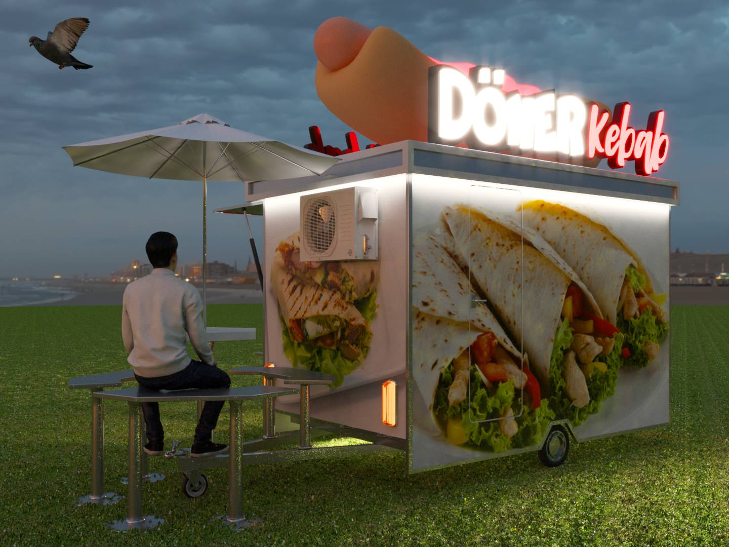 Doner Kebab внешний дизайн фудтрака