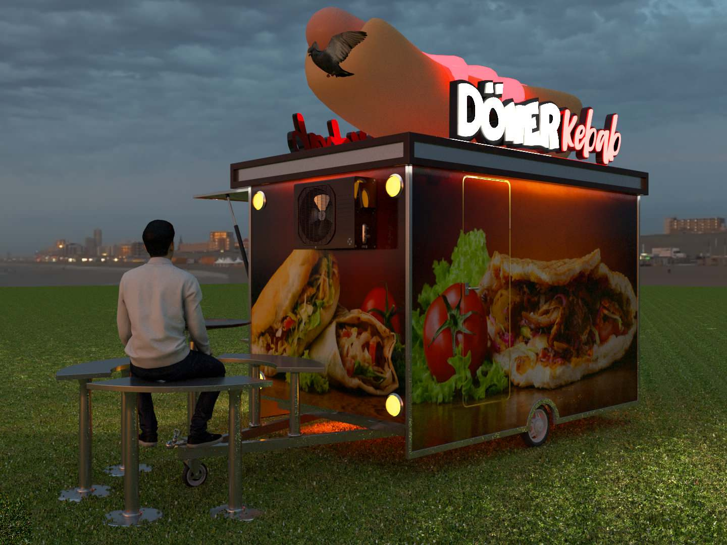 Doner Kebab внешний дизайн фудтрака
