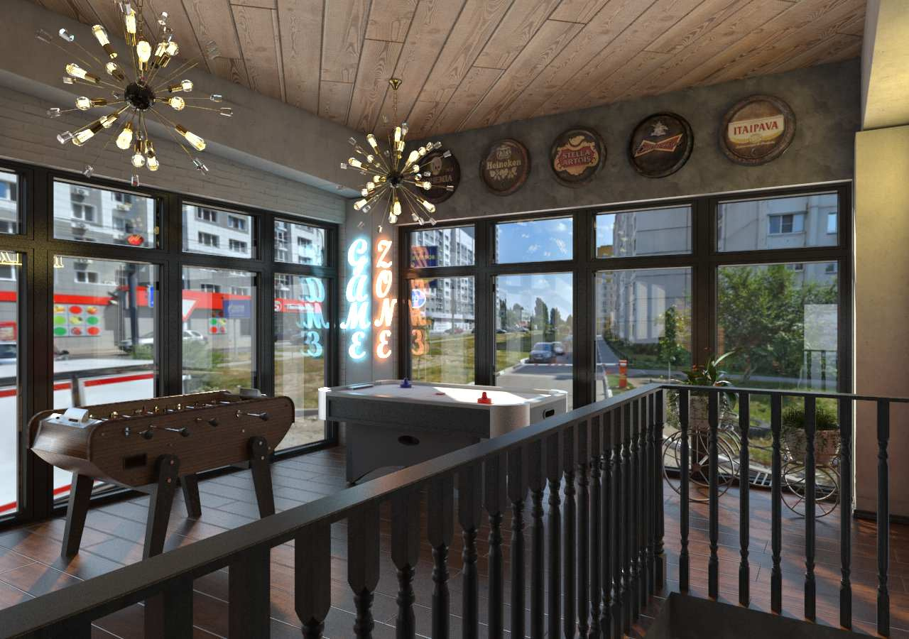 Grand Bar паб в лофт стиле