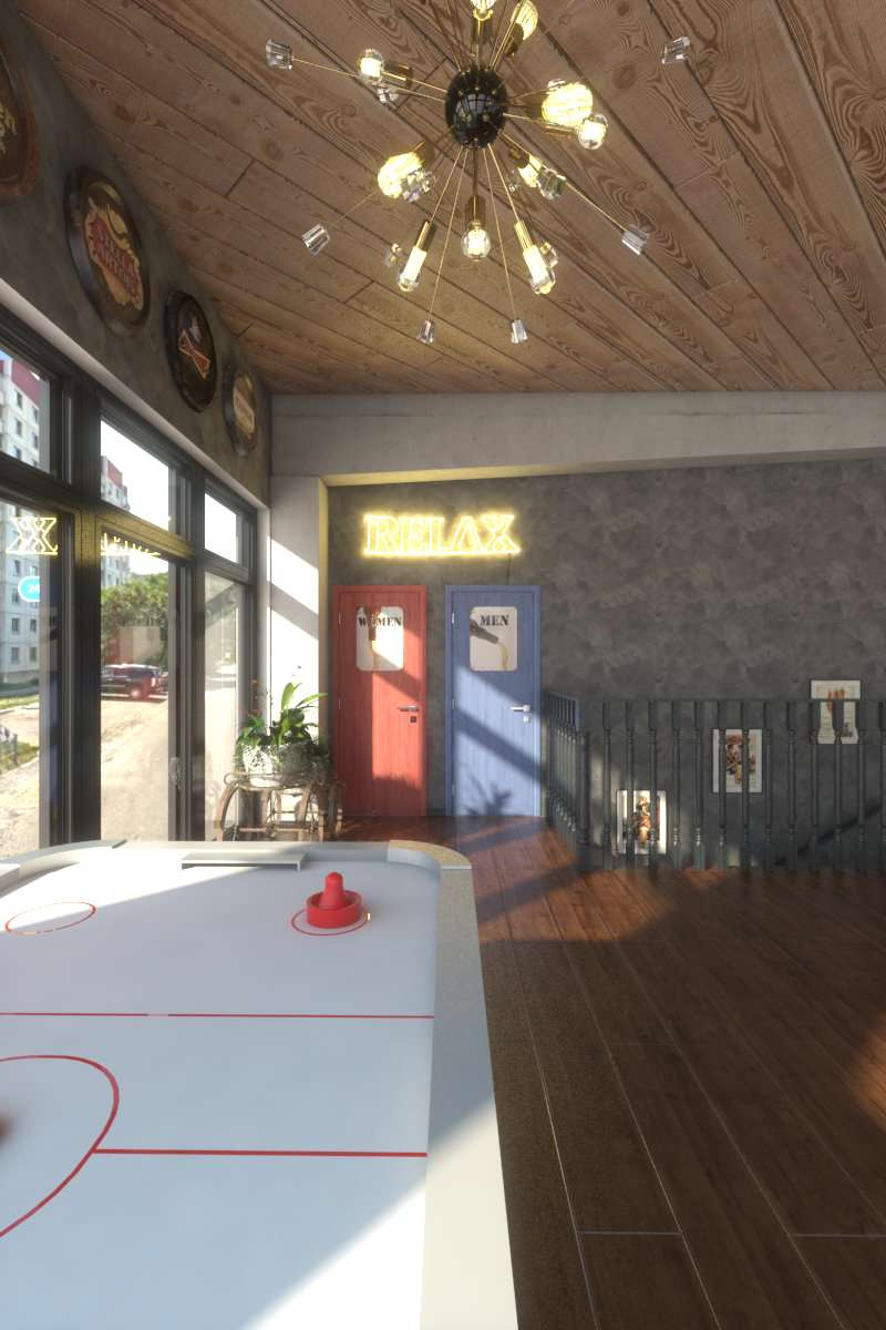Grand Bar паб в лофт стиле