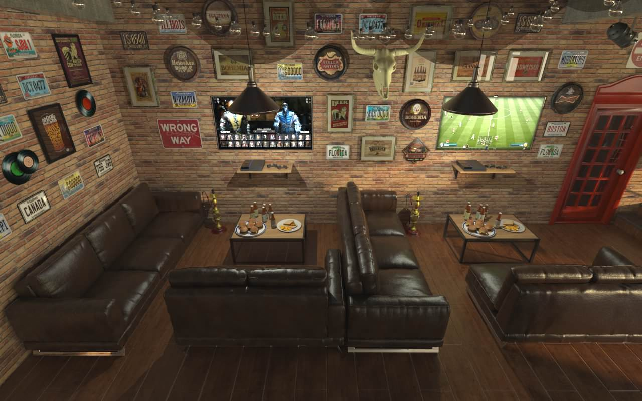 Grand Bar паб в лофт стиле
