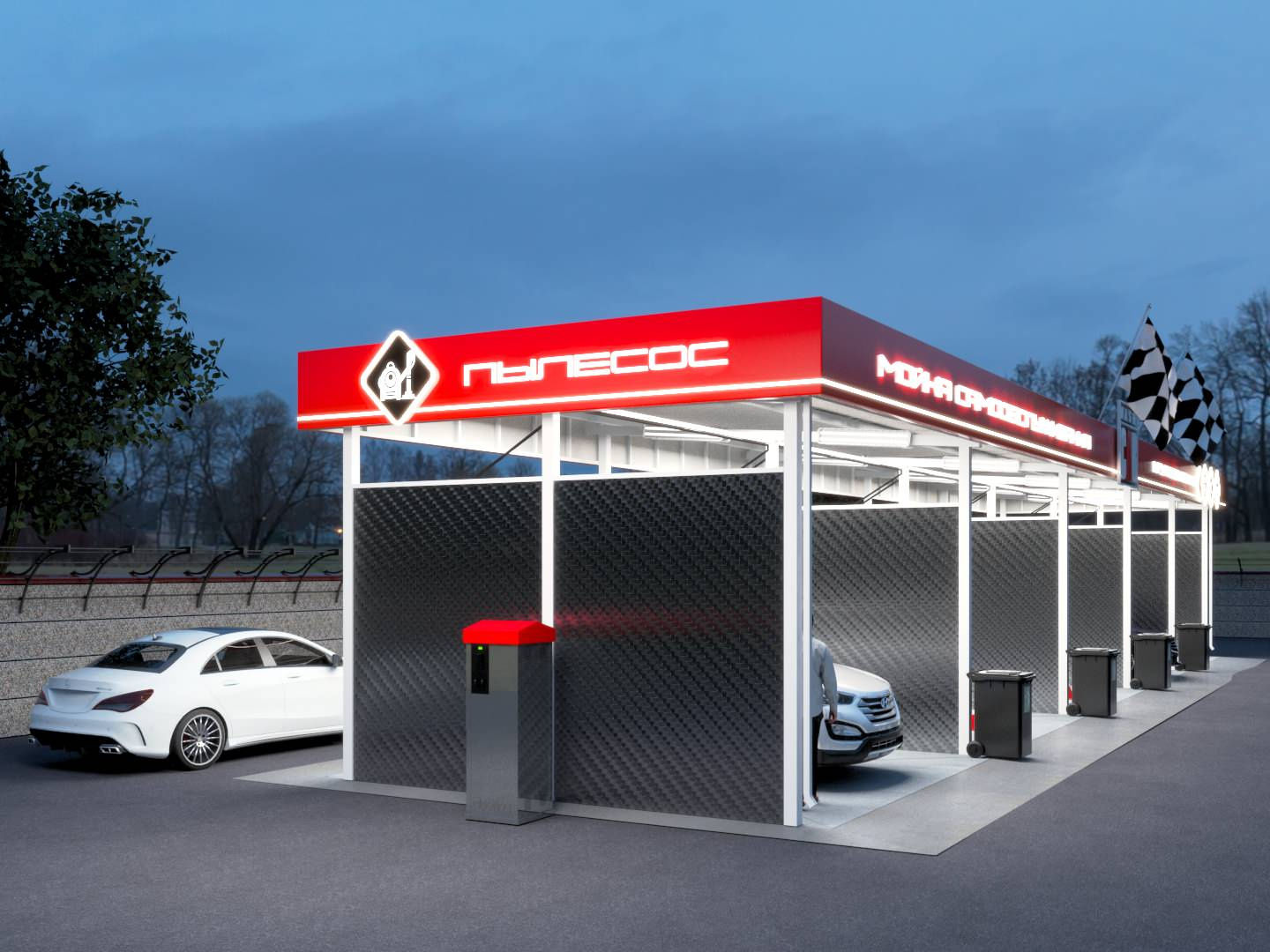 Дизайн автомоечного комплекса Grand Car
