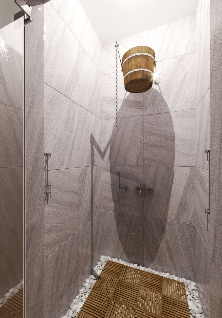 Душевая с плиткой от Kerama Marazzi