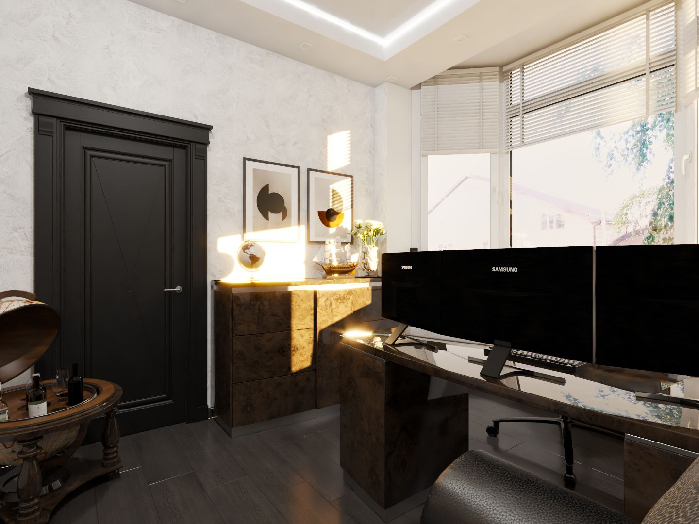Кабинет-приемная в частном доме