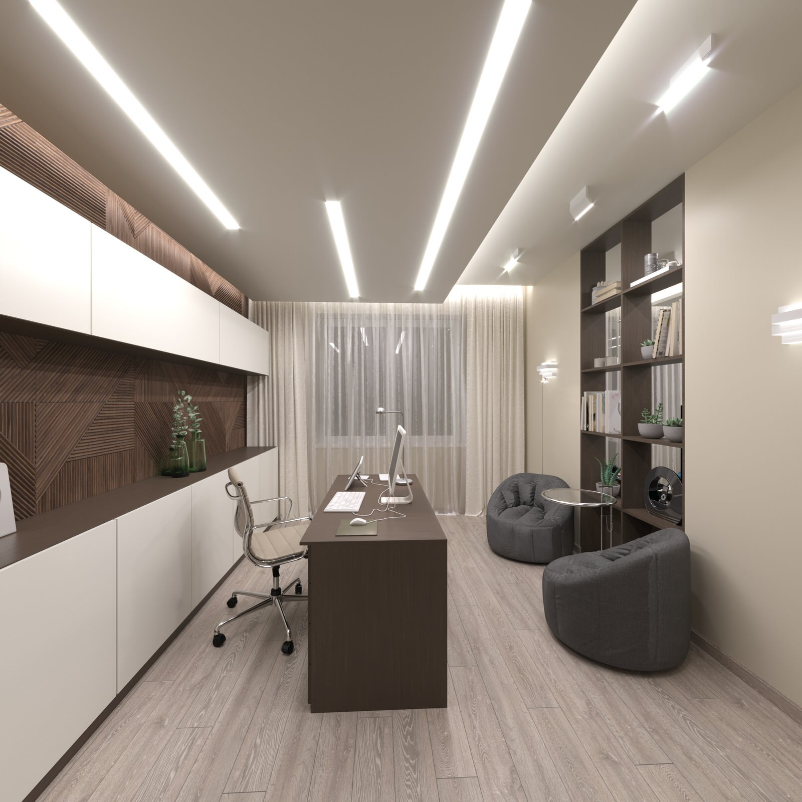 Дизайн двухуровневой квартиры 170 м² ЖК «ORDYNKA»