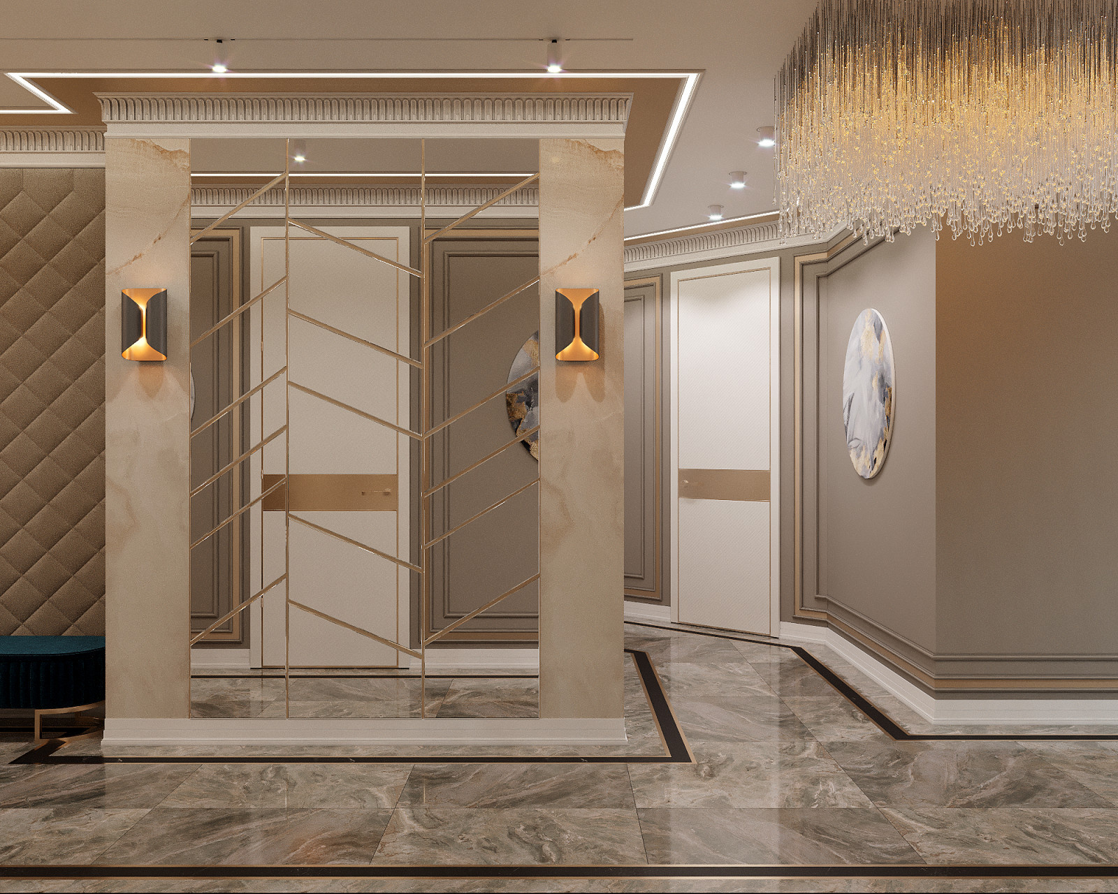 Интерьер квартиры г. Самара 280 м2