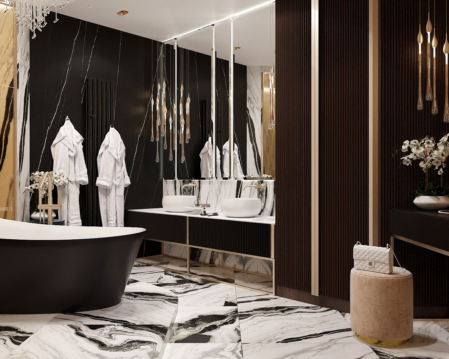 Интерьер квартиры г. Самара 280 м2