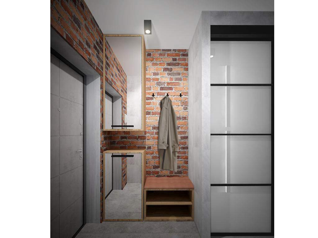 Квартира в стиле Loft Прихожая
