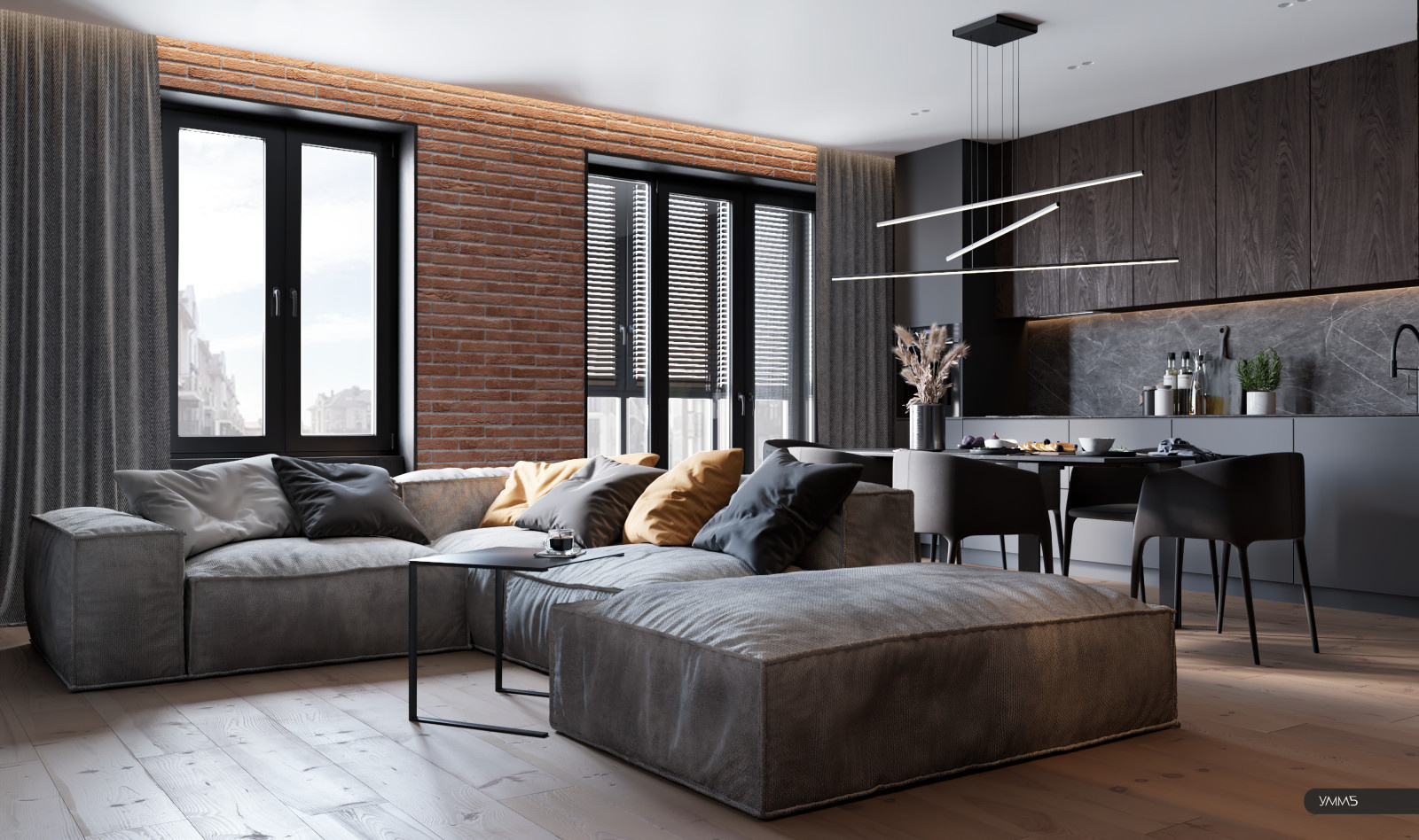 Обложка проекта: Квартира  135м² ЖК "Цветной Бульвар", г. Калининград