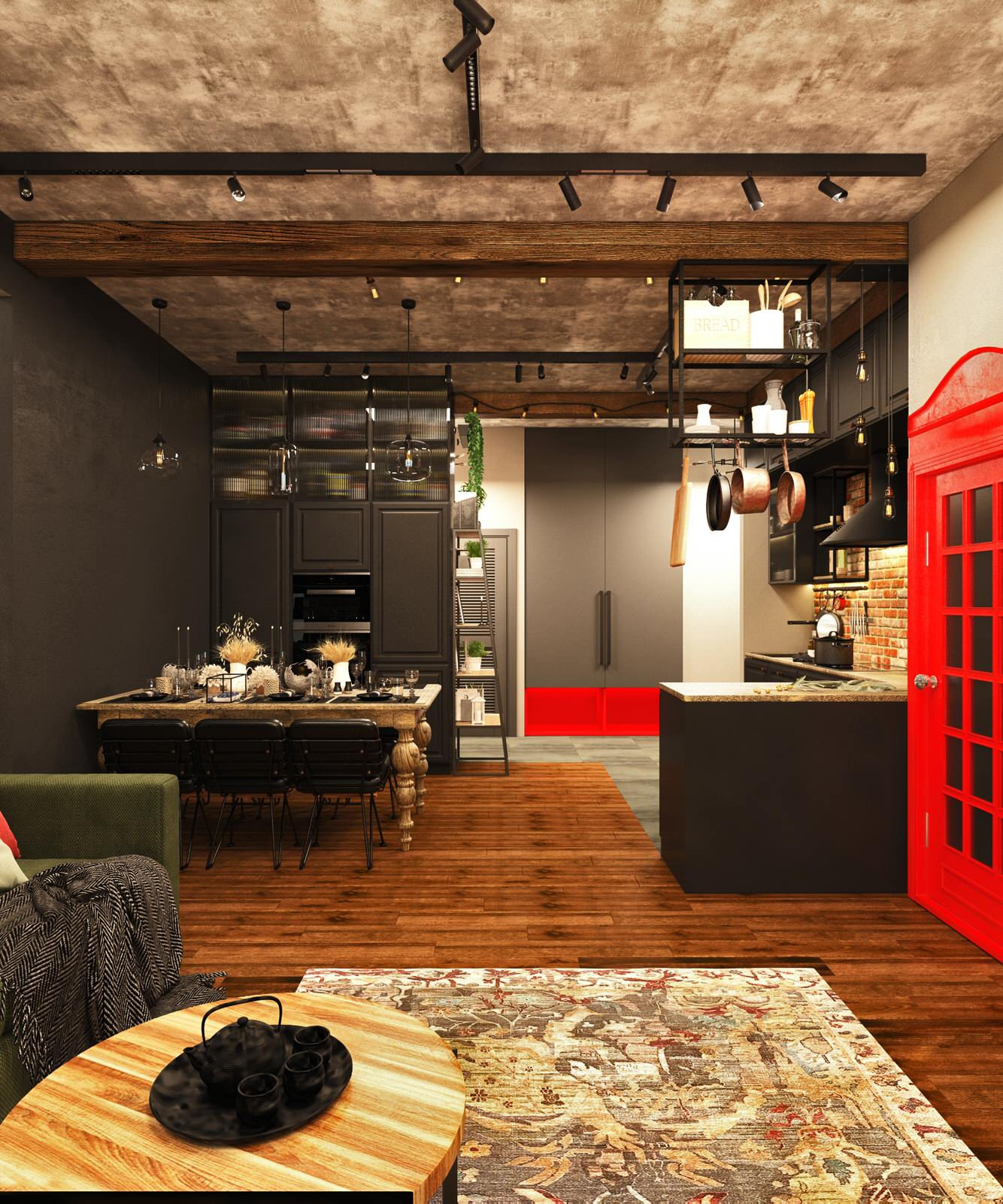Loft 3 bedroom apartment