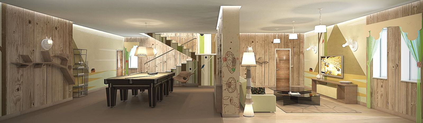 Бильярдная.