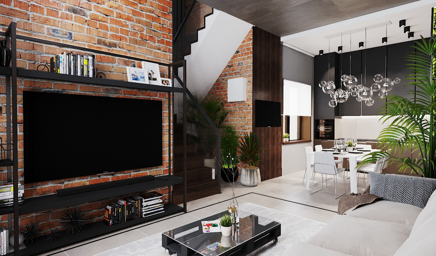 Загородный дом в стиле Loft